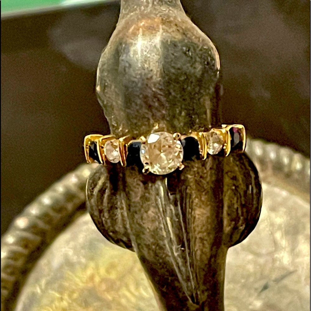 14k yg diamond ring .5 carat center stone